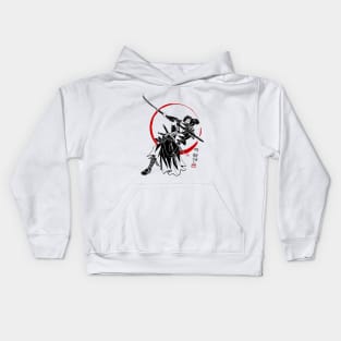 Ukiyo-e Rebel: The Samurai Ronin V.2 Kids Hoodie